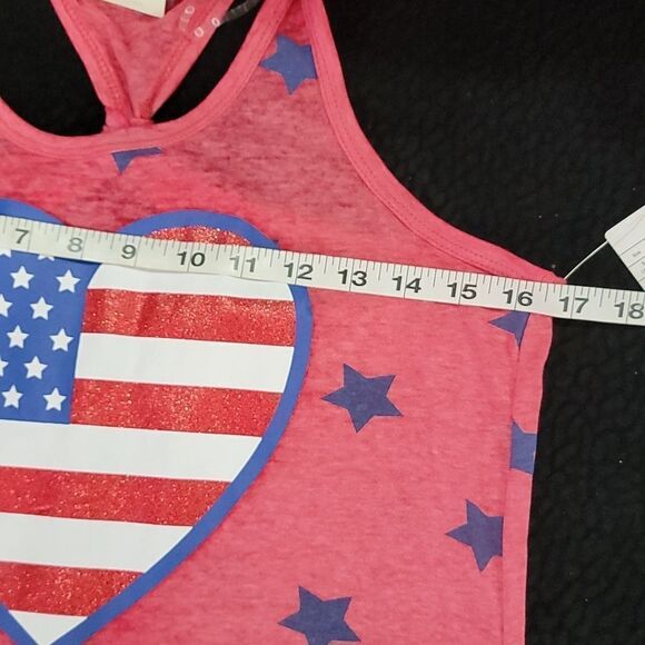 🖤5/$20🖤 NEW..BOBBIE BROOKS.. heart, flag, tank.. - Picture 7 of 9